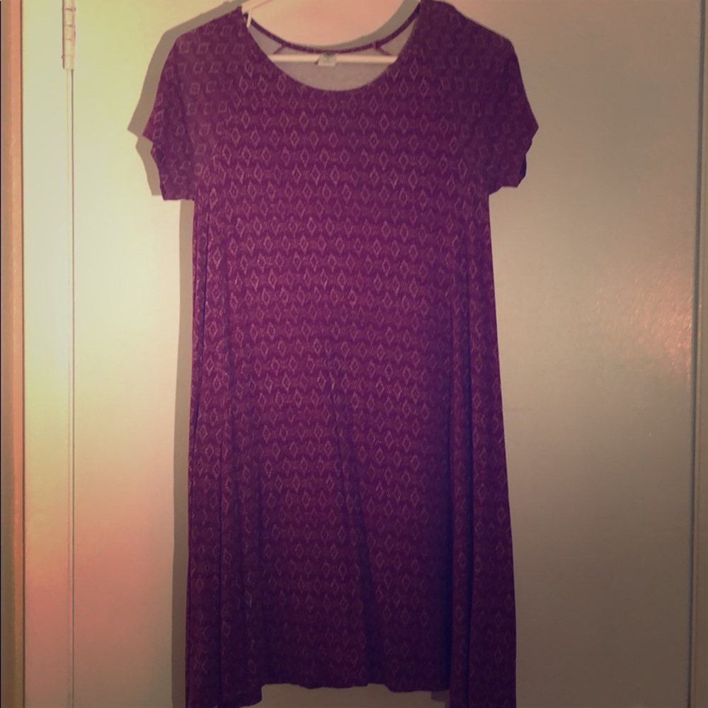 Purple dress or can wear with leggings